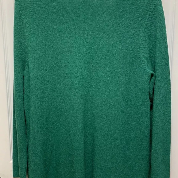 278.00 NWT Eileen Fisher M JADTE V-NECK TUNIC ORGANIC LINEN STRETCH CREPE - Picture 6 of 6